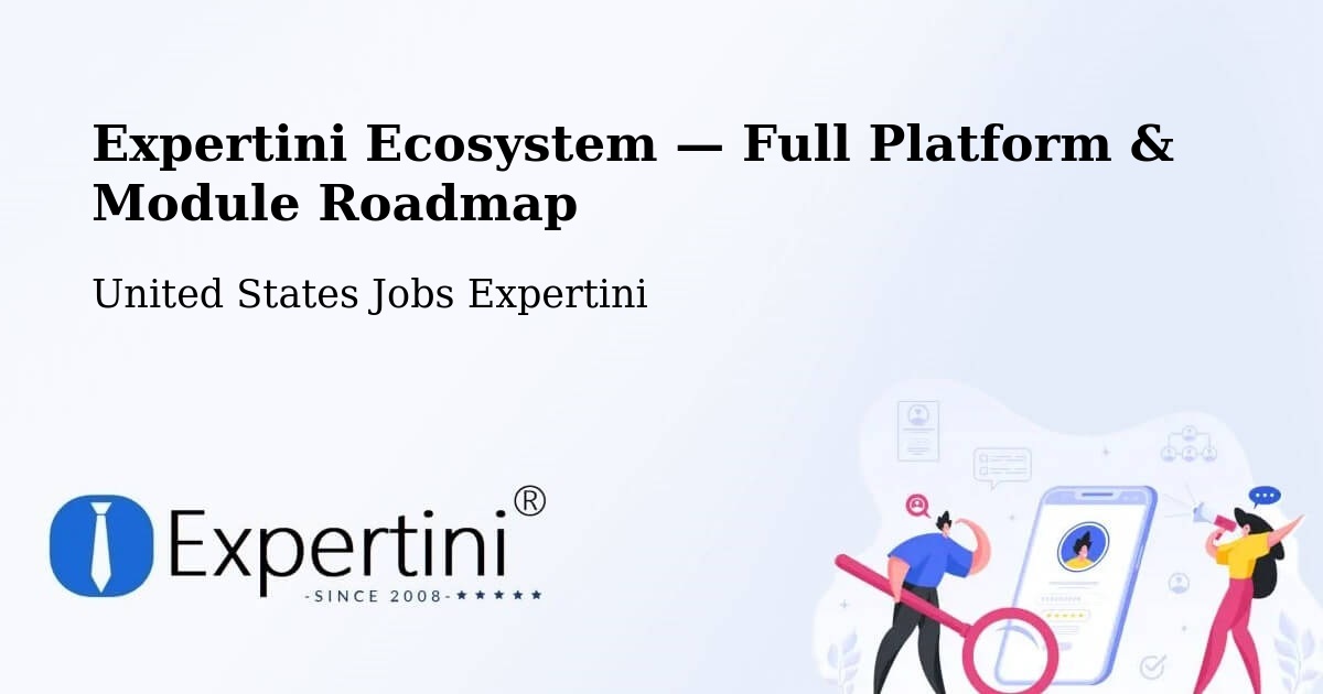 Expertini Ecosystem — Full Platform & Module Roadmap – Guildhall